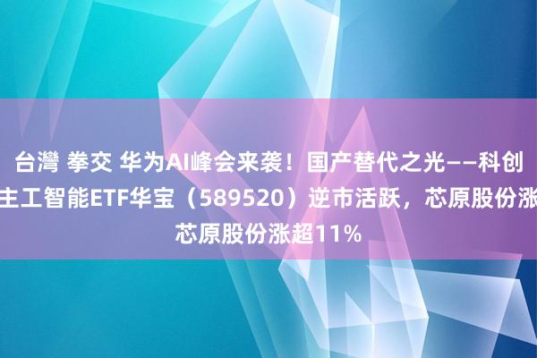 台灣 拳交 华为AI峰会来袭！国产替代之光——科创东说念主工智能ETF华宝（589520）逆市活跃，芯原股份涨超11%