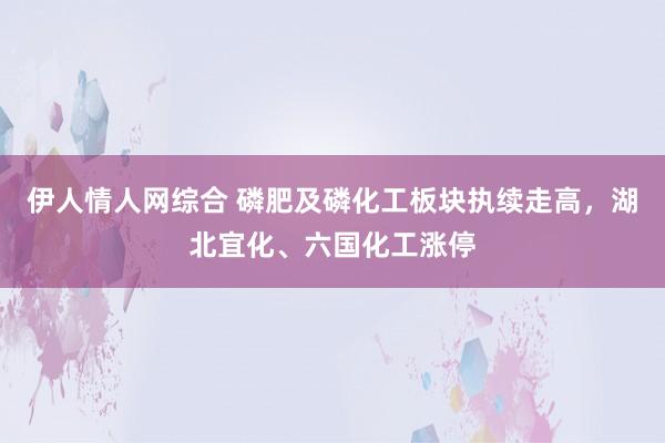 伊人情人网综合 磷肥及磷化工板块执续走高，湖北宜化、六国化工涨停