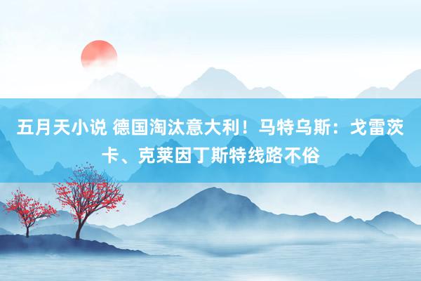 五月天小说 德国淘汰意大利！马特乌斯：戈雷茨卡、克莱因丁斯特线路不俗