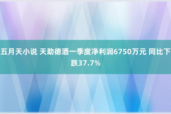 五月天小说 天助德酒一季度净利润6750万元 同比下跌37.7%