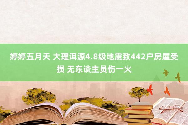 婷婷五月天 大理洱源4.8级地震致442户房屋受损 无东谈主员伤一火