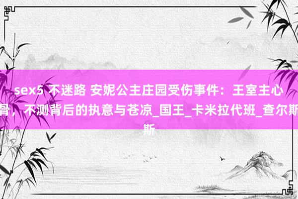 sex5 不迷路 安妮公主庄园受伤事件：王室主心骨，不测背后的执意与苍凉_国王_卡米拉代班_查尔斯